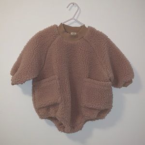 Baby sherpa onesie/romper